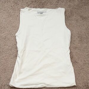 Ever New White Sleeveless Tank Top